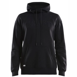 Pull Craft Men Overhead Logo Hoody Black