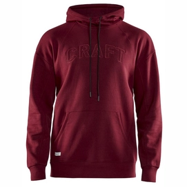 Hoodie Craft Men Overhead Logo Rhubarb