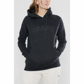 Trui Craft Women Overhead Logo Hoody Black_2