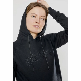 Trui Craft Women Overhead Logo Hoody Black_5