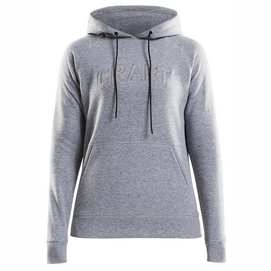 Pull Craft Women Overhead Logo Hoody Grey Melange