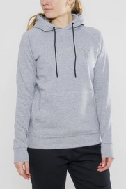Trui Craft Women Overhead Logo Hoody Grey Melange_2