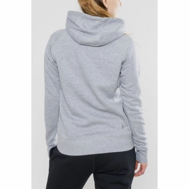 Trui Craft Women Overhead Logo Hoody Grey Melange_3