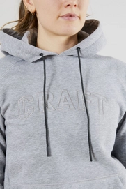 Trui Craft Women Overhead Logo Hoody Grey Melange_4