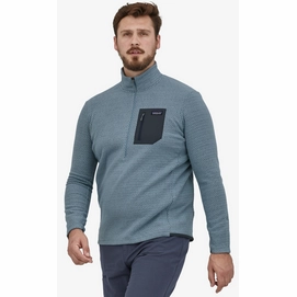 Trui Patagonia Men R1 Air Zip Neck Light Plume Grey-2
