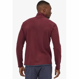 Trui Patagonia Men R1 Air Zip Neck Sequoia Red-3