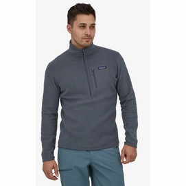 Trui Patagonia Men R1 Air Zip Neck Smolder Blue-2