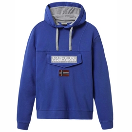 Hoodie Napapijri Men Burgee Summer 2 Ultramarine Blu