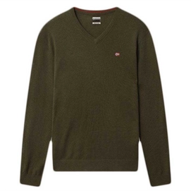Trui Napapijri Men Damavand V-Neck Green Forest
