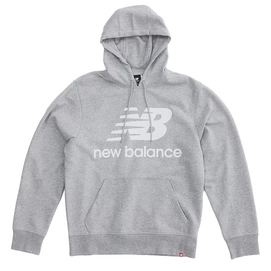 Trui New Balance Men Essentials Stack Logo Po Hoodie Atlantic Grey-XXL