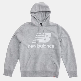 Trui New Balance Men Essentials Stack Logo Po Hoodie Atlantic Grey-XL