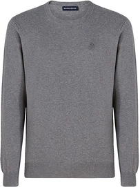 Trui North Sails Men Crewneck 12GG Cotton Medium Grey Melange