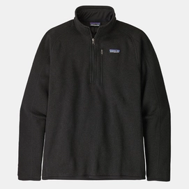 Pull Patagonia Mens Better Sweater 1/4 Zip Black 2019-XS