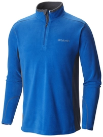 Fleece Columbia Men Klamath Range II Half Zip Super Blue Graphite