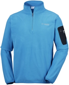 Pullover Columbia Titan Pass 1.0 Half Zip Fleece Dark Compass Phoenix Blue Herren