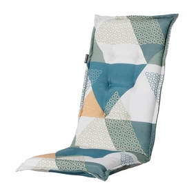 Coussin de Chaise Extérieure Madison Triangle Green (Dossier Bas)