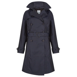 Regenjas Happy Rainy Days Exclusive Trenchcoat Houndstooth Bloomfield Black Midnight