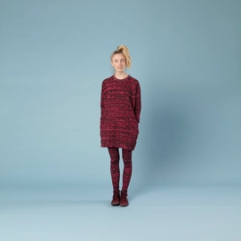 Sweater Dress SNURK Women Twirre Burgundy Red