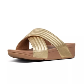 Sandals FitFlop Lulu™ Padded Slide Artisan Gold