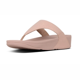 FitFlop Lulu™ Shimmer Toe Post Rose Gold