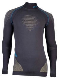 Ondershirt Uyn Men Evolutyon L/S Turtle Neck Charcoal Gold Atlantic