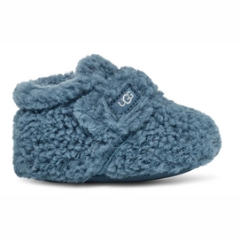 Stiefelette UGG Baby Bixbee Pacific Blue Faux Fur-Schuhgröße 23,5