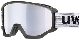 Skibrille Uvex Athletic FM Black Mirror Silver Blue Unisex