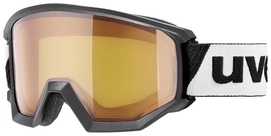 Skibrille Uvex Athletic Black Lasergold Lite Blue Unisex