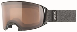 Skibrille Uvex Craxx Polavison Schwarz Metalic Unisex