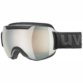 Skibril Uvex Downhill 2000 FM Black Mat Mirror Silver Lasergold