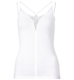 Tanktop Odlo Womens Singlet Crew Neck Revolution TS X Light Snow White Melange