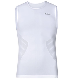 Tanktop Odlo Mens Singlet Crew Neck Evolution Light Lo White