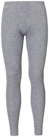 Lange Unterhose Odlo With Fly Warm Grey Melange Herren