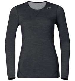 Ondershirt Odlo Womens Crew Neck Revolution Warm Black