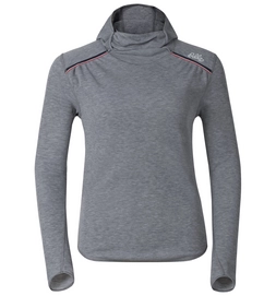 Ondershirt Odlo Womens L/S With Facemask Vallee Blanche W Grey Melange