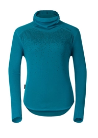 Ondershirt Odlo Womens L/S With Facemask Vallee Blanche W Algiers Blue