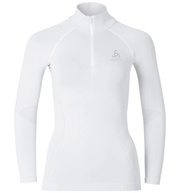 Ondershirt Odlo L/S Turtle Neck 1/2 Zip Evolution Women White