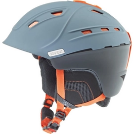 Skihelm Uvex P2us Grey Orange Mat
