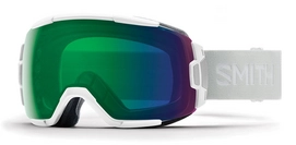 Masque de Ski Smith Vice White Vapor / ChromaPop Everyday Green Mirror