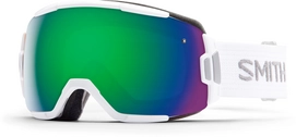 Skibril Smith Vice White Frame Green Sol-X Mirror