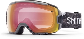 Skibril Smith Vice Cement Bleached Frame/Red Sensor Mirror Lens