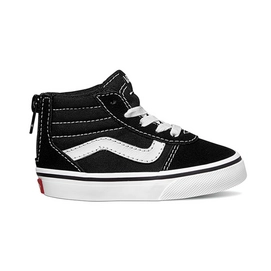 Vans Toddler Ward Hi Zip Black White