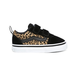 Sneakers Vans Toddler Ward V Cheetah Black White-Shoe size 26