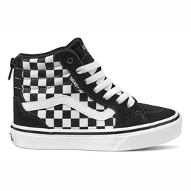 Sneaker Vans Filmore Hi Zip Glitter Checkerboard Kinder-Schuhgröße 30