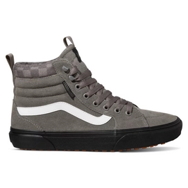 Vans Filmore Hi Vansguard Sherpa Suede Pewter Men Black