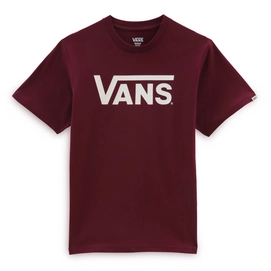 T-Shirt Vans Boys Classic Vans Burgundy Marshmallow-M