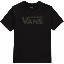 T-shirt Vans Garçons Checkered Vans Black Camo-M
