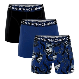 Boxershorts Muchachomalo Voxho Print Blue Black Herren (3-teilig)