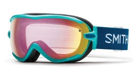 Ski Goggles Smith Virtue Opal Static Frame Red Sensor Mirror