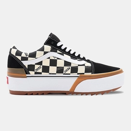 Baskets Old Skool Stacked Checkerboard Multi True White-Taille 36